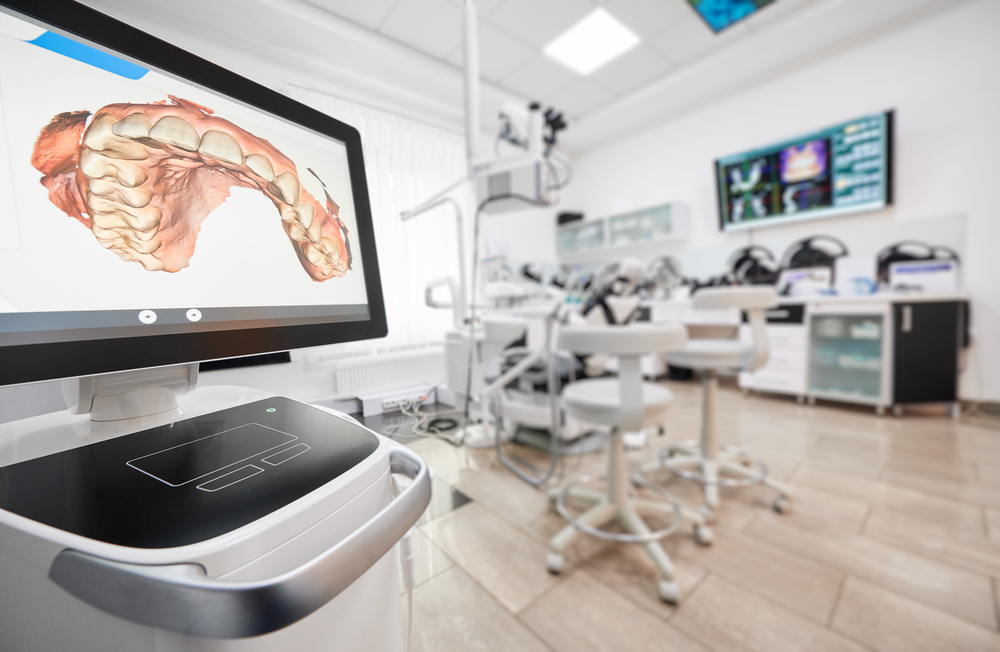 Digital scanning dentistry